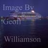 GW12405-50 = Night shot of P and O Cruise ship Ocean Village on berth in Palma de Mallorca, Balearic Islands, Spain.