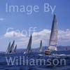 GW14340-50 = Scene with Olympus Orlando (IMS-500) in the foreground during the 22nd Copa Del Rey (Kings Cup Regatta 2003 ) in the Bay of Palma de Mallorca, Baleares, Spain.