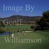 GW18000-50 = Scene at Golf de Andratx - putting at hole No. 8, Camp de Mar, SW Mallorca, Balearic Islands, Spain. 