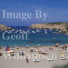 GW08850-32 = Beach and Bay, Cala Vedella, Ibiza, Balearic Islands, Spain. 26 August 2001. 