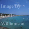 GW09110-32 = Beach at Playa Salinas, Ibiza, Balearic Islands, Spain. 26 August 2001. 