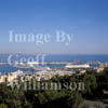 GW09345-32 = View from Belver Castle over Port of Palma de Mallorca (Cruise Liners, HMS Ark Royal and Superyachts), Balearic Islands, Spain.