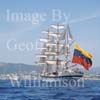 GW02071-50 = Cutty Sark Tall Ship Simon Bolivar (Venezuela) sailing in the Bay of Palma de Mallorca, Baleares, Spain.