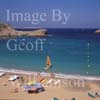 GW03330-50 = Beach and bay, Arenal de Castell, Menorca, Baleares, Spain. 1997. 