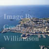 GW11265-50 = Aerial view over Ibiza Port and Ibiza Town, Ibiza, Balearic Islands, Spain. 28th September 1996. 