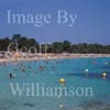 GW05880-50 =Beach scene in Cala Bassa, San Antonio Bay, Ibiza, Baleares, Spain. 1999. 