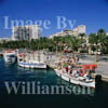 GW05180-32 = Promenade scene (Ferry boats to beaches around the Bay) in San Antonio, Ibiza, Baleares, Spain. 1998. 