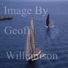 GW20845-50 = MARIETTE 1915 (No.1) leading CAPRICA (No.79)in the Conde de Barcelona Classic Boats Regatta, in the Bay of Palma de Mallorca, Baleares, Spain.