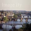 GW20865-50 = View of the River Vltava and bridges, Prague, Czech Repulic.
