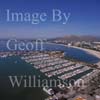 GW26680-60 = Aerial image of Alcudiamar Marina, Puerto Alcudia, North East Mallorca, Balearic Islands, Spain.