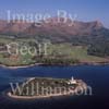 GW26770-60 = Aerial view over Alcanada Golf course, Puerto Alcudia, North East Mallorca, Balearic Islands, Spain.