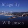 GW26890-60 = Aerial image of the comercial port of Alcudia North East Mallorca, Balearic Islands, Spain.