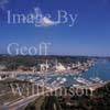 GW26930-60 = Aerial image Port and City of Mahon / Mao, Menorca. September 2006.