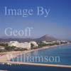GW27235-60 = Aerial view over Puerto Alcudia, North East Mallorca, Balearic Islands, Spain.