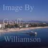 GW27275-60 = Aerial view over Puerto Alcudia, North East Mallorca, Balearic Islands, Spain.