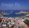 GW27650-60 = Aerial images of Arenal de Castell, North Easdt Coast of Menorca, Balearic Islands, Spain. September 2006.