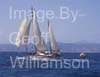 GW33275-60 = Scene with No 44 "Gipsy" ( an 11.90 metre long ketch with a trapezoid sail built in 1927 using a design by Colin Archer and owned by Ricardo Rubio of the Real Club Marítimo de Santander ) in the forgrond during the XXIV TROFEO ALMIRANTE CONDE DE BARCELONA - Conde de Barcelona Classic Boats Sailing Regatta, Palma de Mallorca, Balearic Islands, Spain on race day one. 13th August 2008.