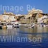GW01860 = Scene in port of Ciutadella, Menorca, Baleares, Spain. 1996. 