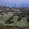 GW16020 = Aerial view over Bendinat Golf Course looking South East, Illetas, SW Mallorca, Baleares, Spain. 26th August 2003. 