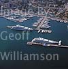 GW16095 = Aerial view of Club de Mar marina and C'an Barbara area of Paseo Maritimo, Palma de Mallorca, Baleares, Spain. 26th August 2003.