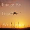 GW31460-60 = Sunset landing at the Airport of Palma de Mallorca, Balearic Islands, Spain. 19th January 2008.